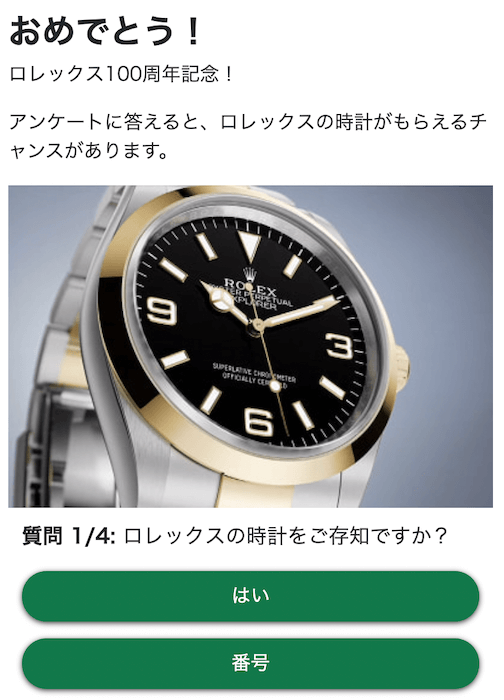 【ロレックス100周年記念】画像2