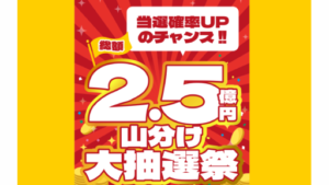 【副業】2.5億円山分け大抽選祭は詐欺案件なの?評判・口コミって?調査した結果