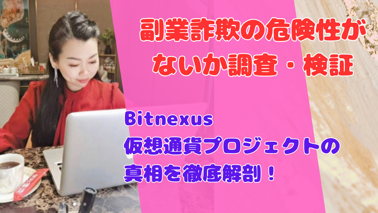 Bitnexus仮想通貨プロジェクトの真相を徹底解剖！